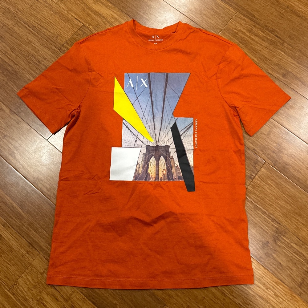 Armani Exchange short sleeve graphic top